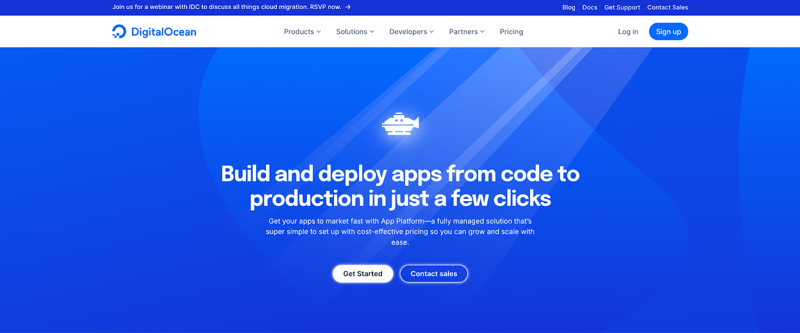 DigitalOcean App Platform product page
